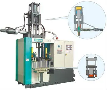  Резиновый вулканизированный пресс машина для литья под давлением резины пластика