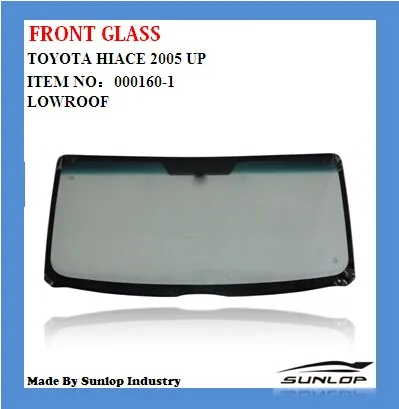 SUNLOP hiace front glass windshield #000160-1 fit for hiace 200 commuter van narrow body lowroof auto spare parts hiace kdh 200