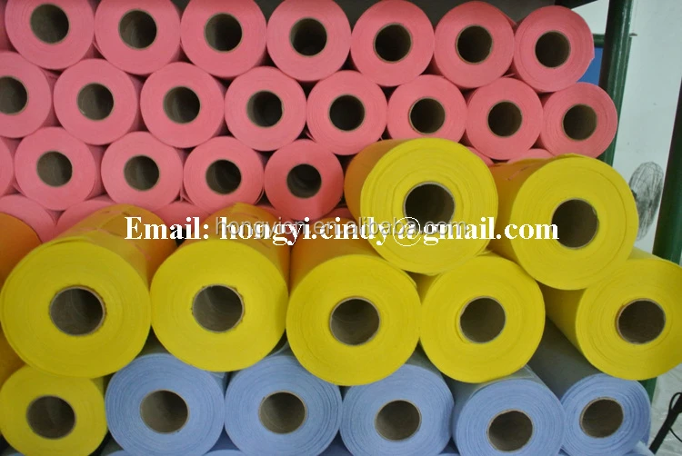 Viscose/polyester super absorbent needle punched nonwoven perforated tear-off all purpose cleaning cloth rolls