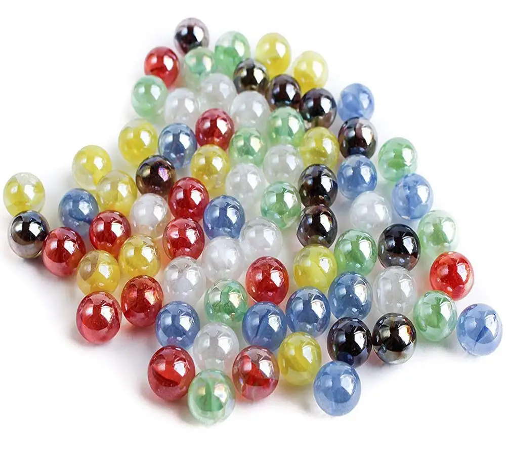 25 mm And 2 inch  Glass Marble Assorted For Playing