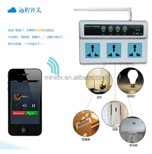 
 2200 Вт Номинальная мощность, 3 порта, тип удлинителя GSM, розетка питания, подходит для стандартных вилок Великобритании/ЕС/США  