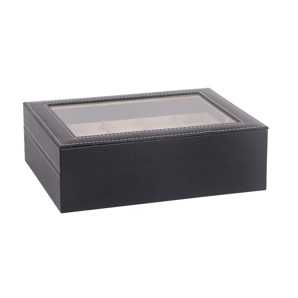 
10 slots pu leather watch packaging box wholesale watch boxes cases 