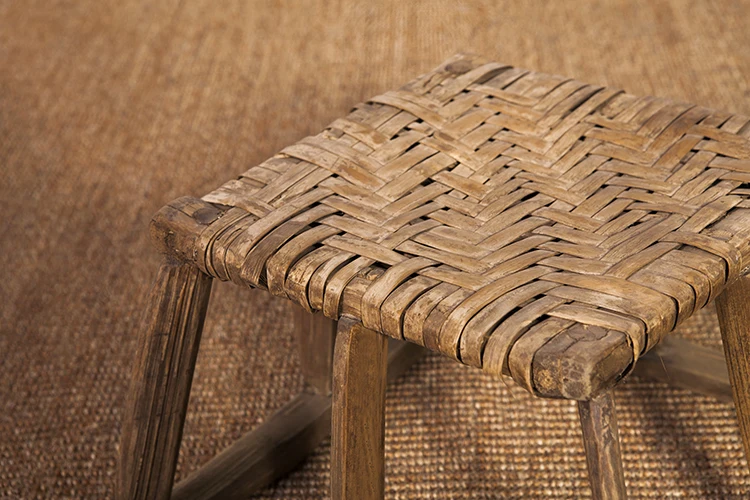 
Wholesale living room Chinese vintage style wooden stool 