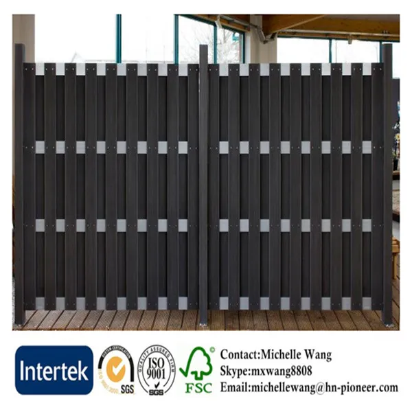 Легкая установка высокое качество популярный в Европе маленький деревянный забор для сада наружные деревянные раздвижные двери