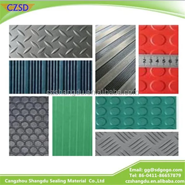 SD Anti-fatigue Round Stud Rubber Flooring Mat Rubber Sheet