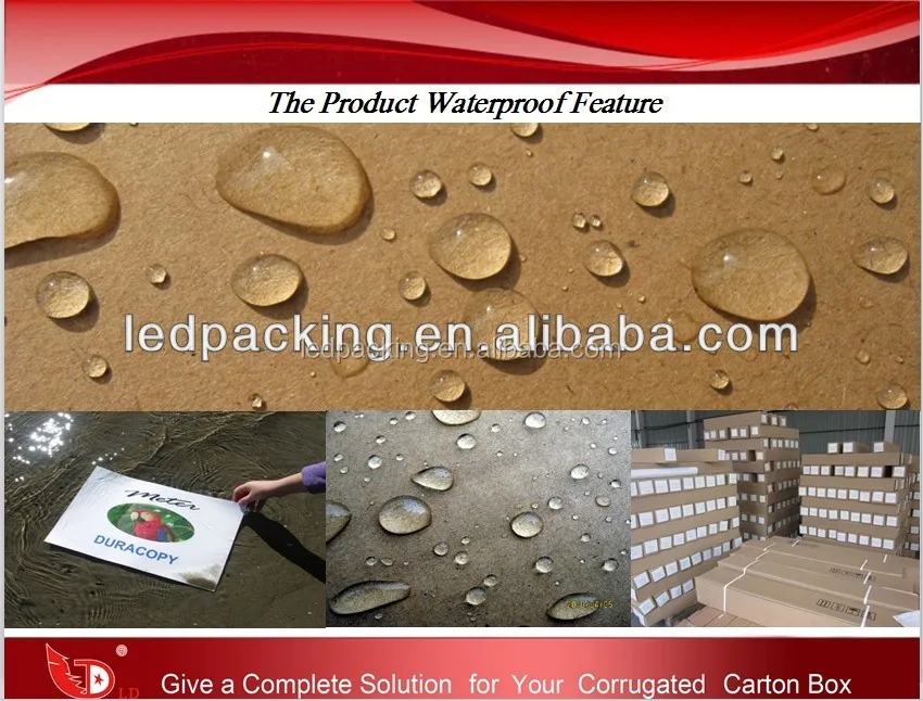 Waterproof box plastic outdoor carton display carton for milk paper