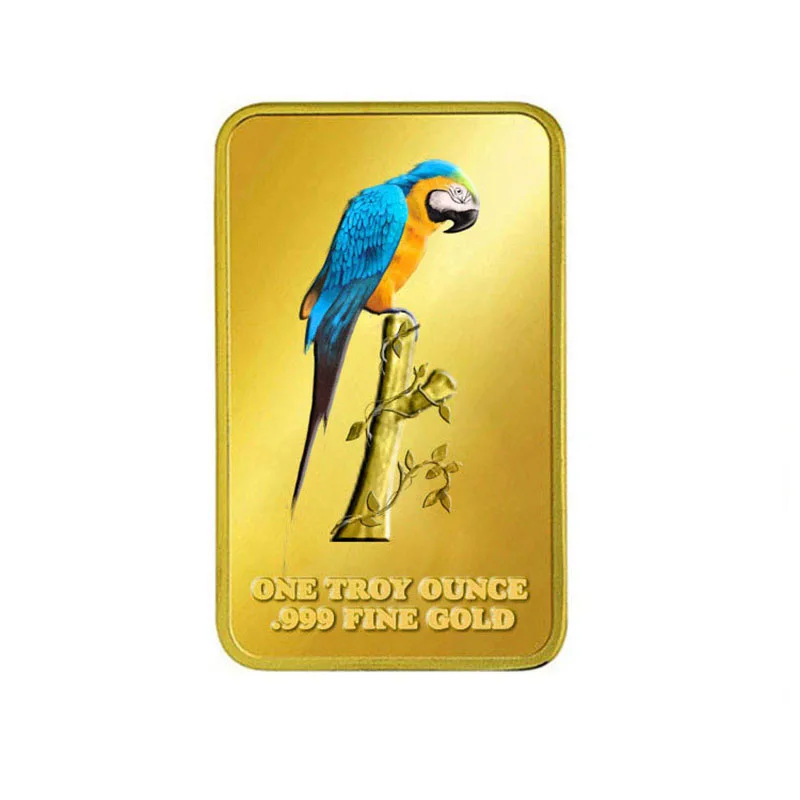 hight quality products OEM/ODM business gifts monkey embossing ingot collections gilding metal ingot