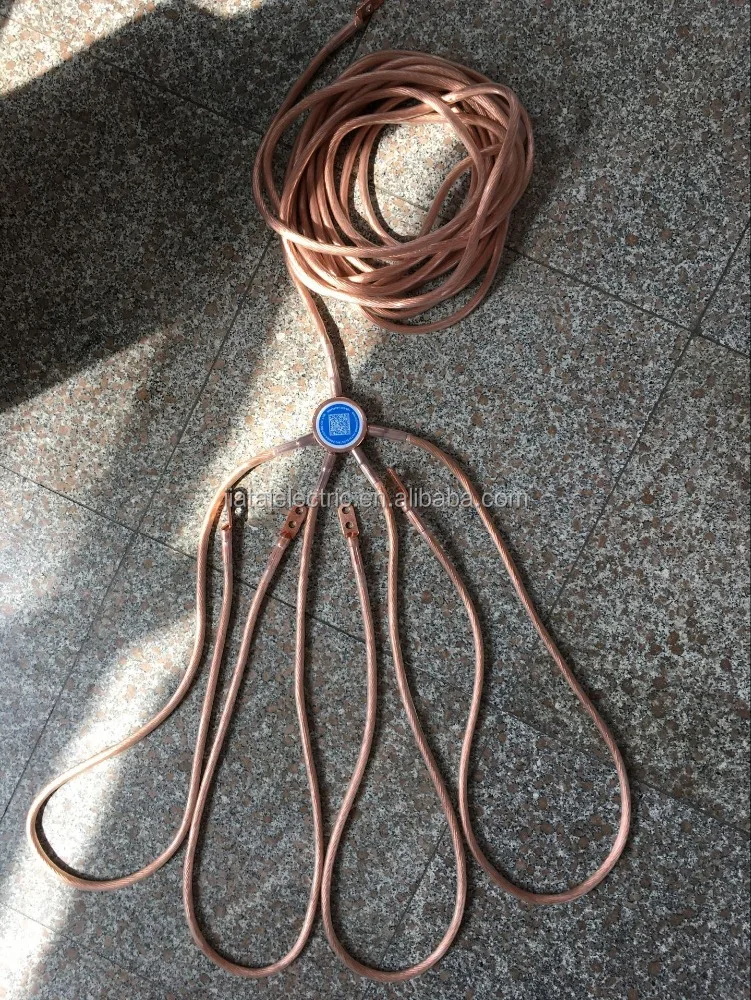 earthing leads or earth stick with ground wire or earth wire sets