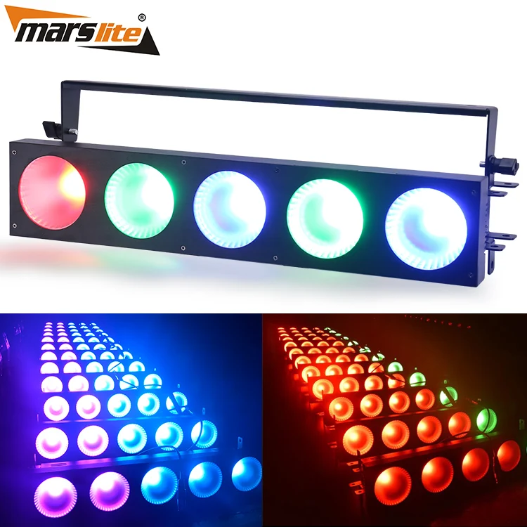 Светодиодная матричная панель 5x30 Вт RGB 3in1COB со сценическим эффектом освещение для дискотеки свадебное оборудование