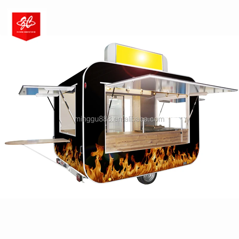 2019 China fast food cart for hot dog ,mobile food trailer for sale philippines