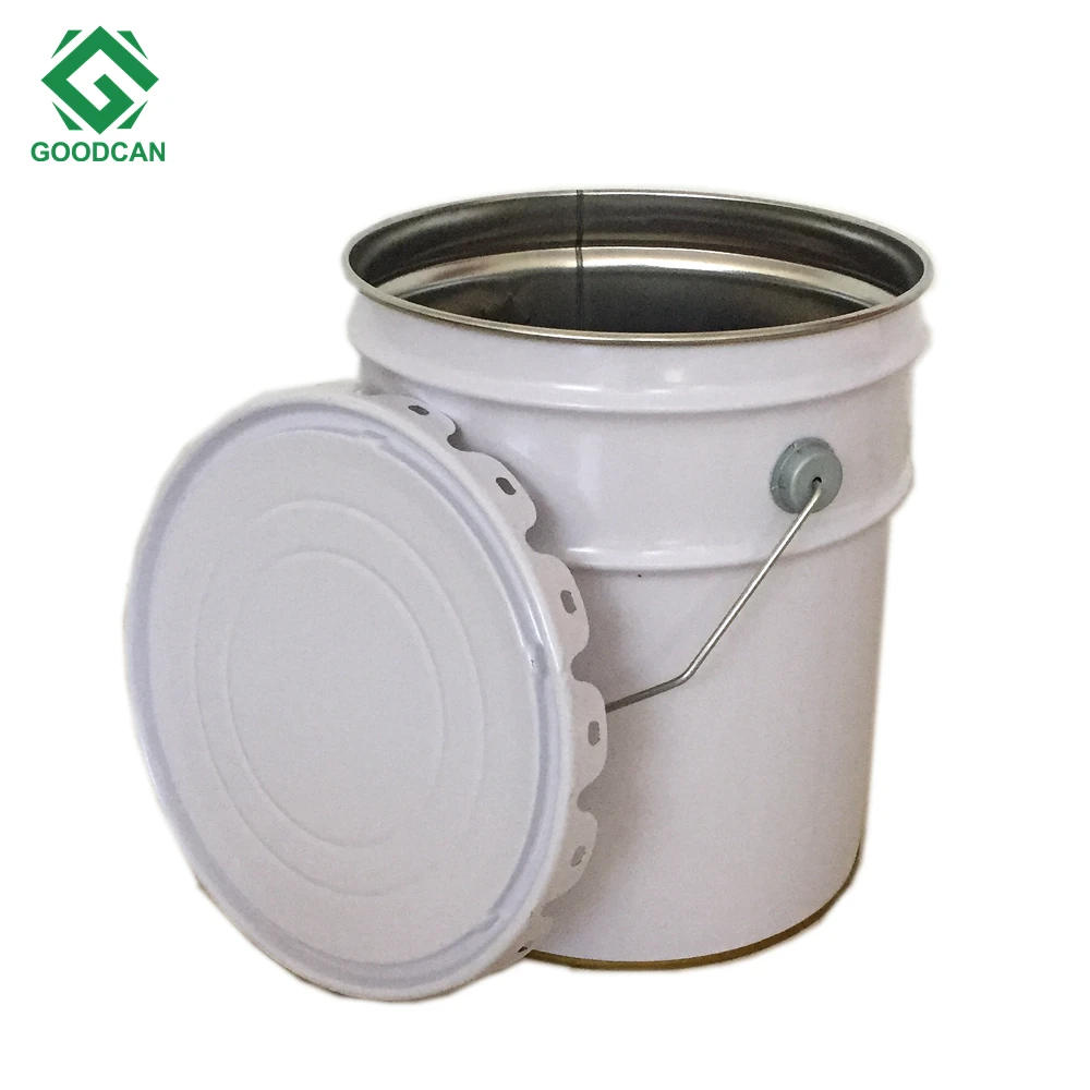 
Wholesale Low Price 4 liter-5 liter metal round can for paint ,paint pail for latex coating package 