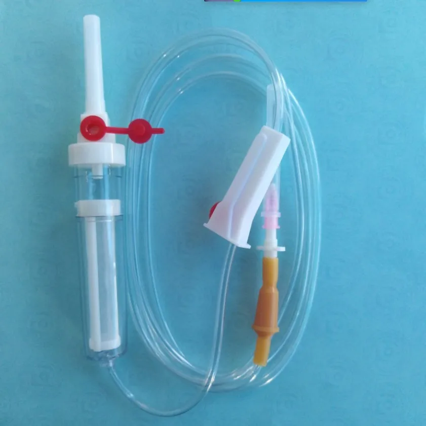 latex free DEHP free blood transfusion set blood giving set
