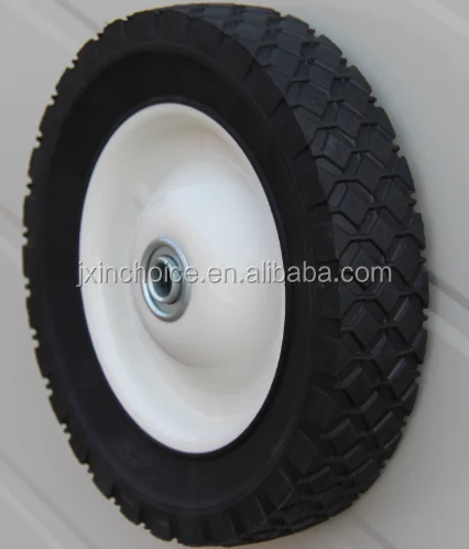 
high quality 200mm semi pneumatic rubber wheel for luggage 