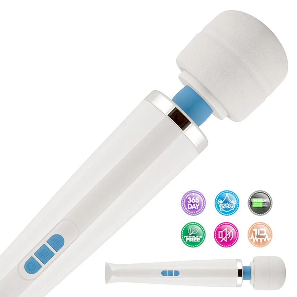 
USB Rechargeable 20 Modes Body Massager Designed Erotic Japanese Massage Wand Vibrator 