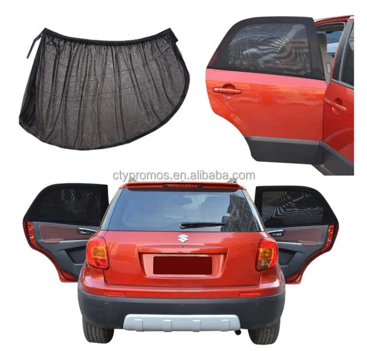 
Black Mesh Car Sunshade Cover Curtain For Side Window 