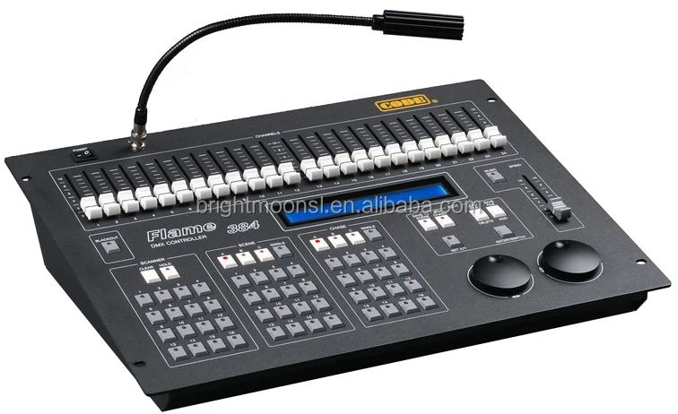 Code flame 384 dmx controller dmx 512 light controller