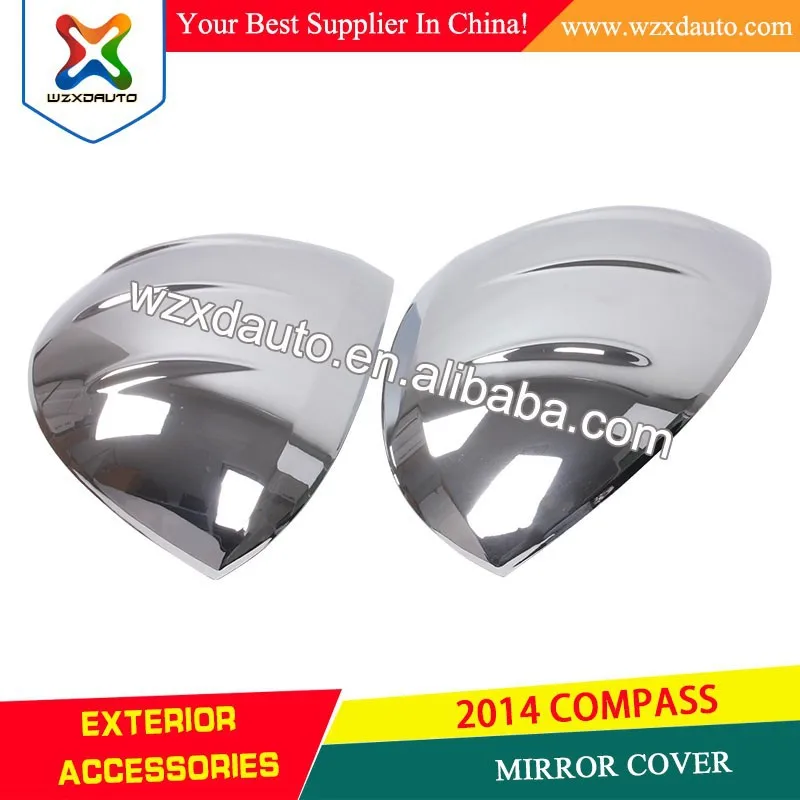 2014 компасом abs хром зеркало автомобиля крышки