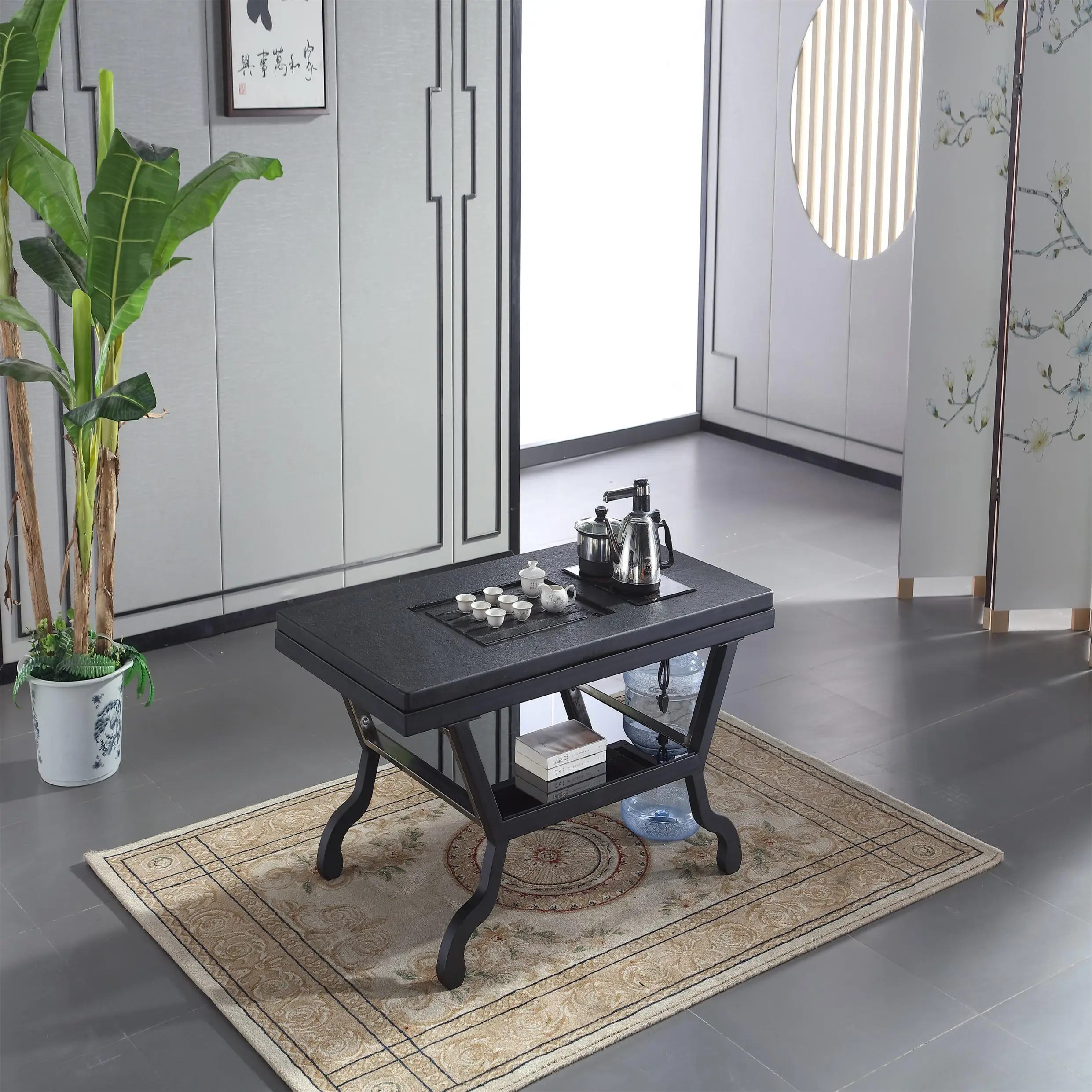 hot sale Chinese style tea table Kungfu table home furniture office waiting room tea table