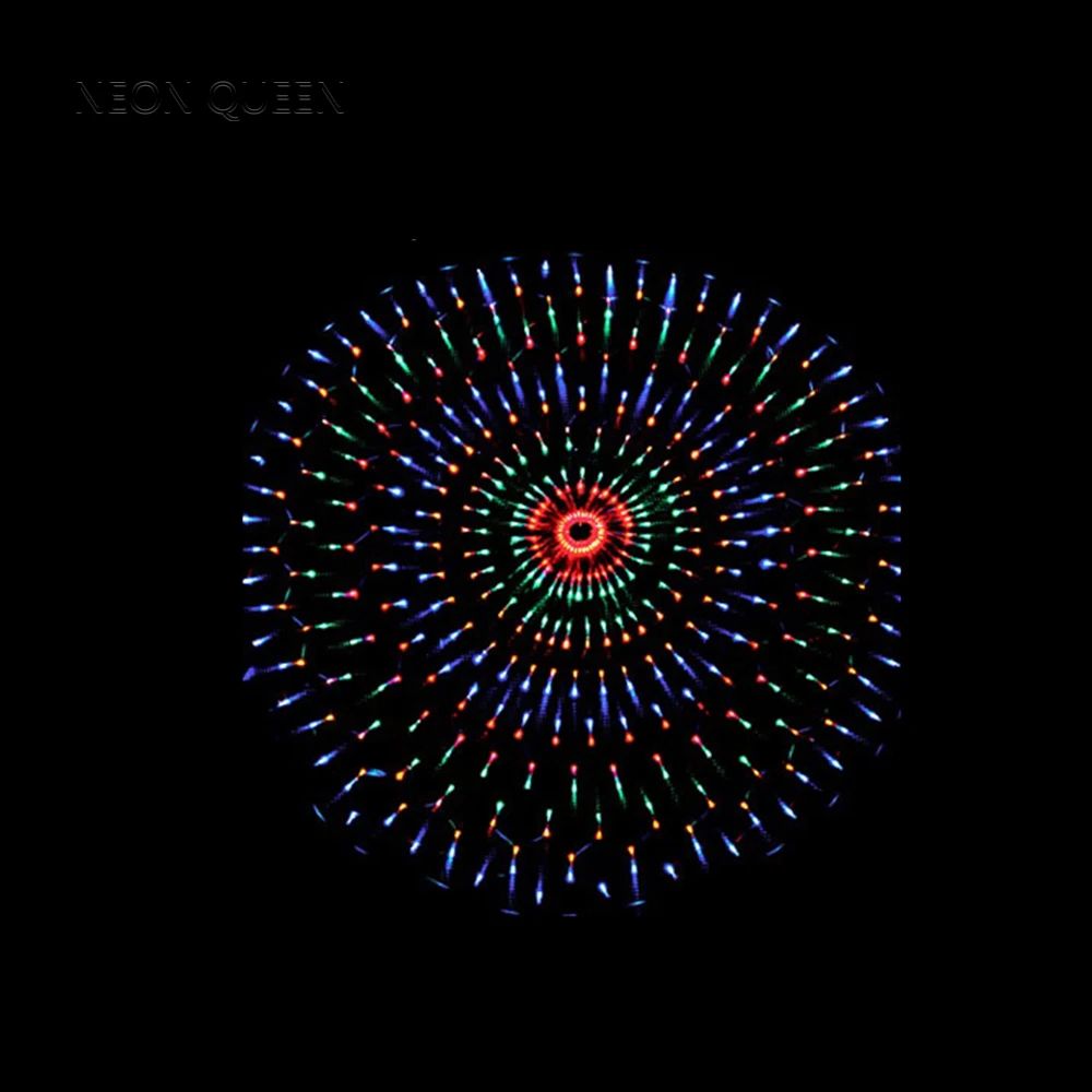 PVC Custom sizes outdoor net light christmas party Colorful Led Net Light