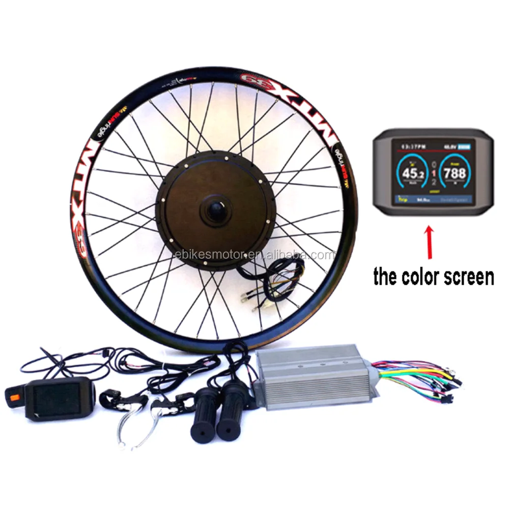 ZC  cheap factory price 72v 3000w 3k turbo electric bicycle motor kit  high torque  brushless hub motor conversion kit