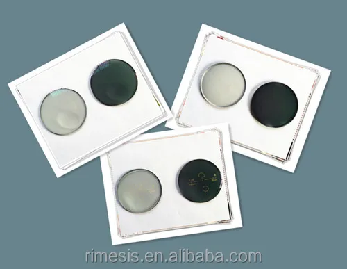 Mineral photochromic flat-top bifocal lenses