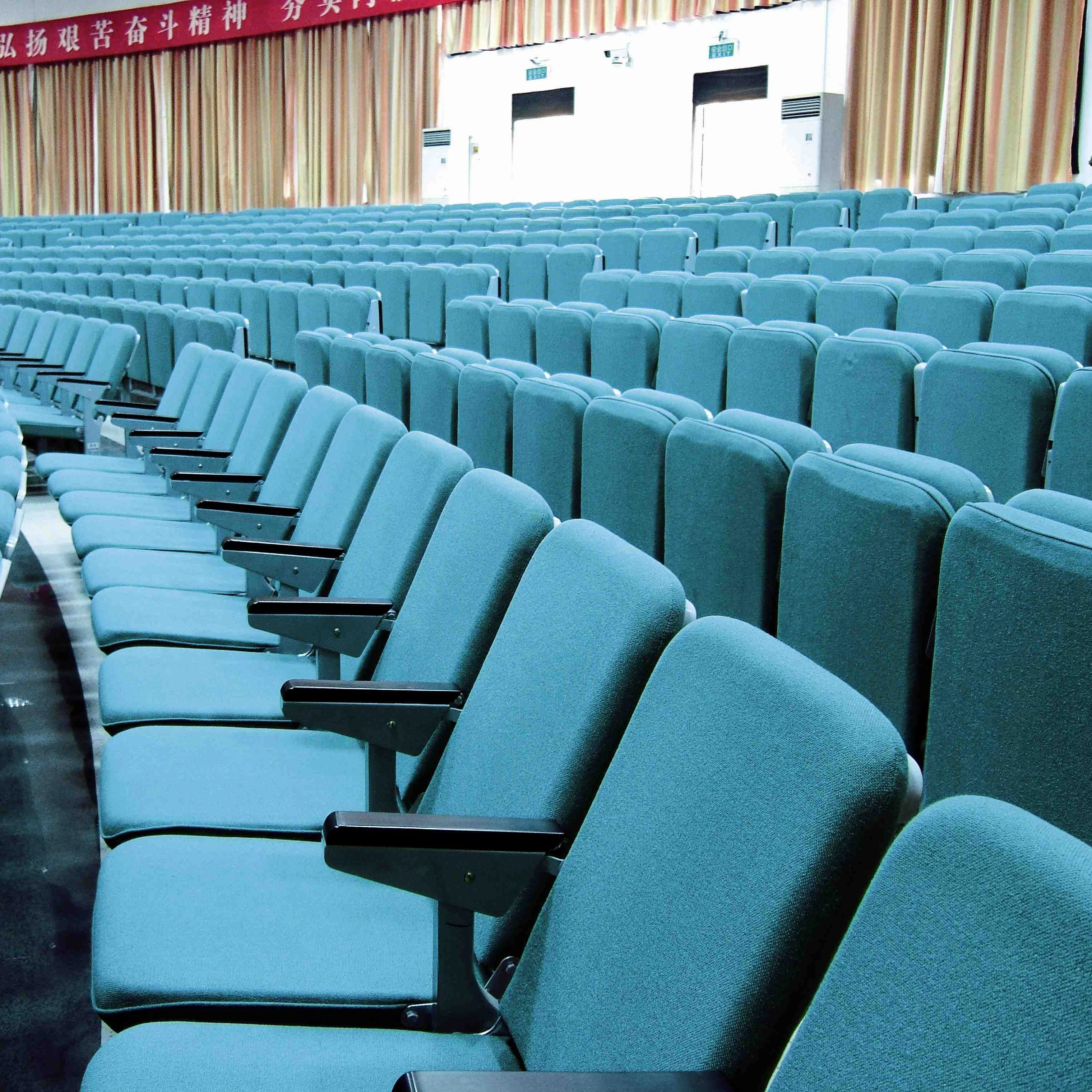 
JUYI leather cinema seats retractable auditorium seating for indoor 