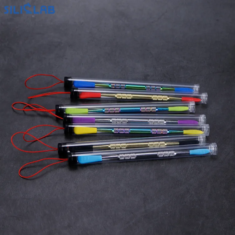 Brand Factory Stainless Stick Dab Tool for Dab Rig Glass Smoking Pipe Vape Pen