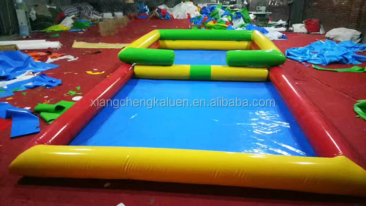 Custom various design size colored commercial inflatable water pool