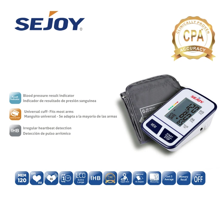 New Design Brand Automatic Measuring High Blood Pressure Tester Arm Blood Pressure Meter