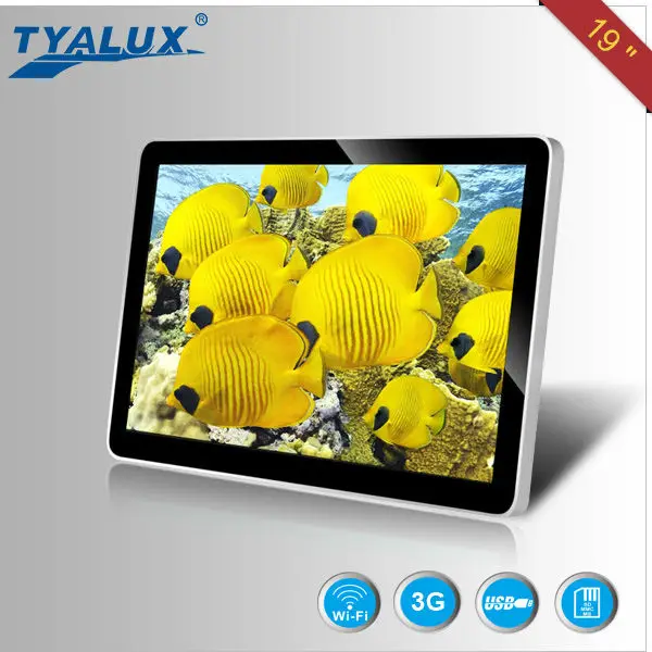 19 дюймов digital signage Android, цифровые доски меню