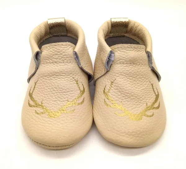  Comfort Moccs Footwear Funny Prewalker Deer Baby Boy Leather Shoes 0 3