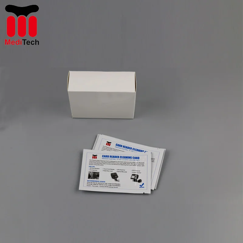 IPA Pre-saturated  CR80 Cleaning Card for Card Readers and ID Card Printers