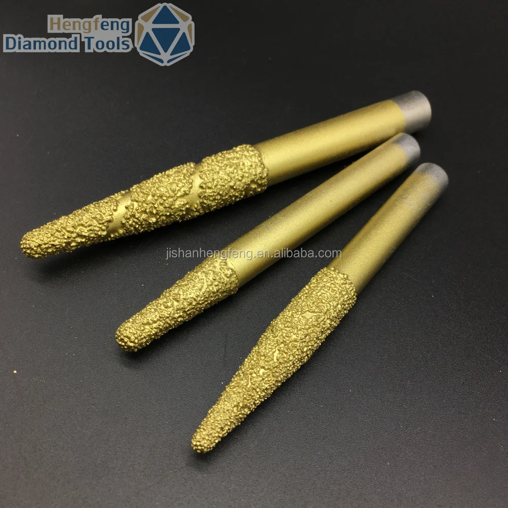China factory engraving tools brazed diamond graver for grave stones