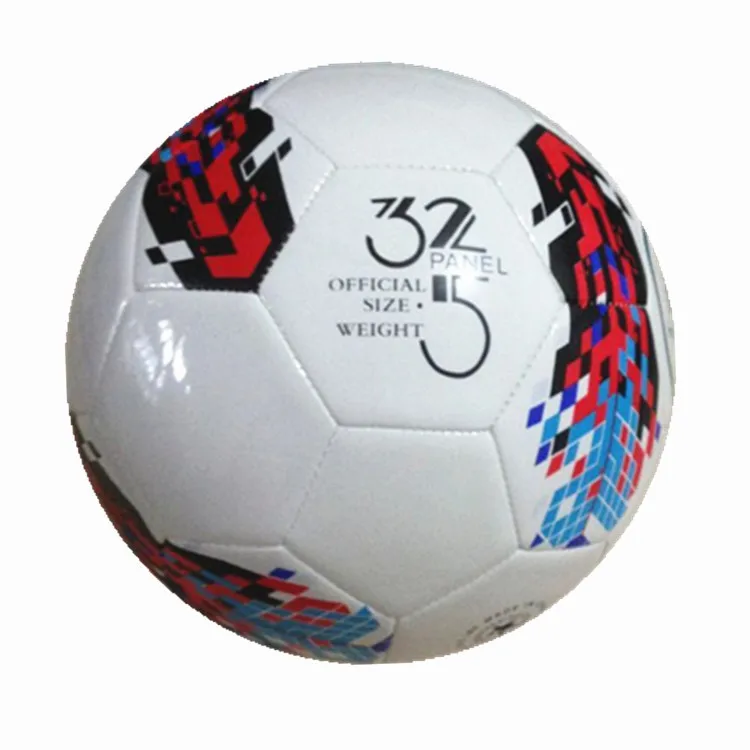 new outdoor sports football white custom logo size 5 ball soccer
