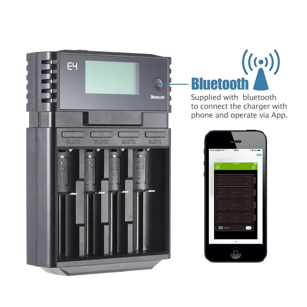 
Battery holder charger for 18650 li-ion cells 