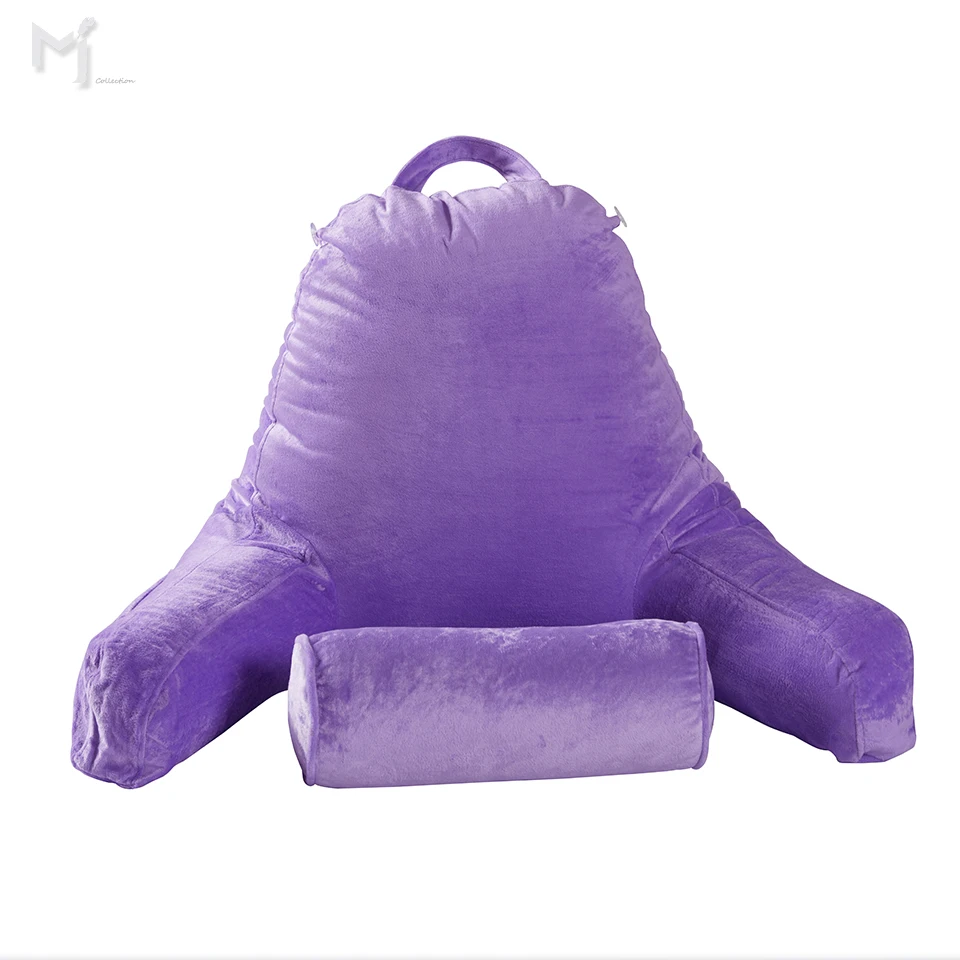 
backrest pillow with arms and reading wedge pillow , backrest for bed about tv bed pillow 