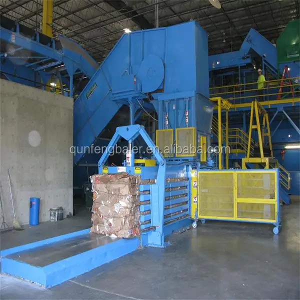 Automatic horizontal cardboard baling press machine Automatic OCC Paper, Cardboard, Waste Paper Baler