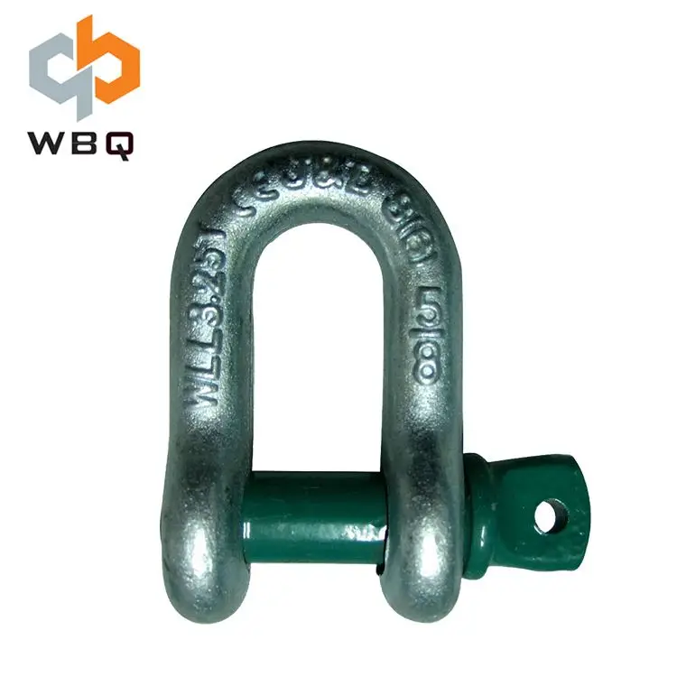 Us Standard Bow Anchor Shackle Bolt Type With Safety Pin & Nut From Qingdao