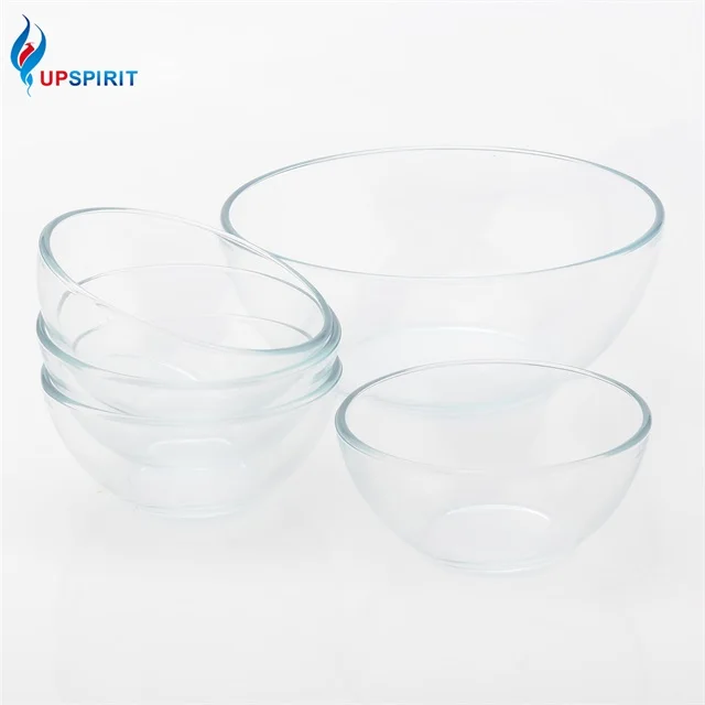 5pcs Kitchen Appliance Glass Bowls Dinner Set for Food Bowl Glass