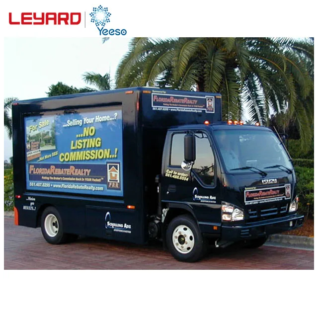 China customized Advertising Truck Mounted mobile billboard trucks