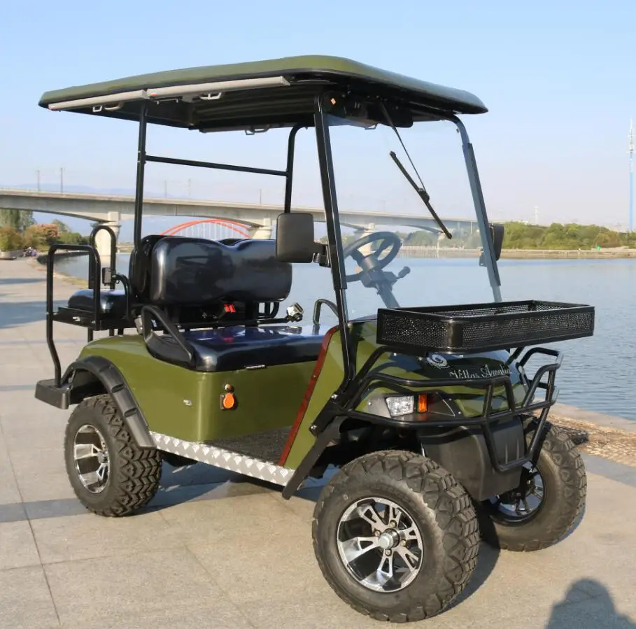cheap strong 4000w electric golf cart hunting golf cart with CE approved