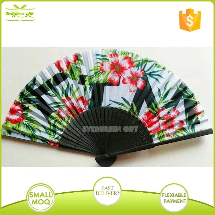 Рекламный веер из бамбуковой ткани