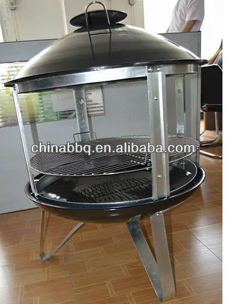 metal fire pit designs, outdoor fire pits Delux Fireplace with cooking grid