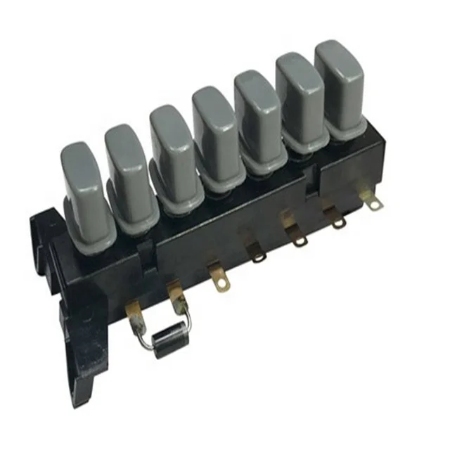 China Baiqiao Skillful Manufacture Electrical Blender Universal Motor Parts 7 Keyboard Push Button Switch