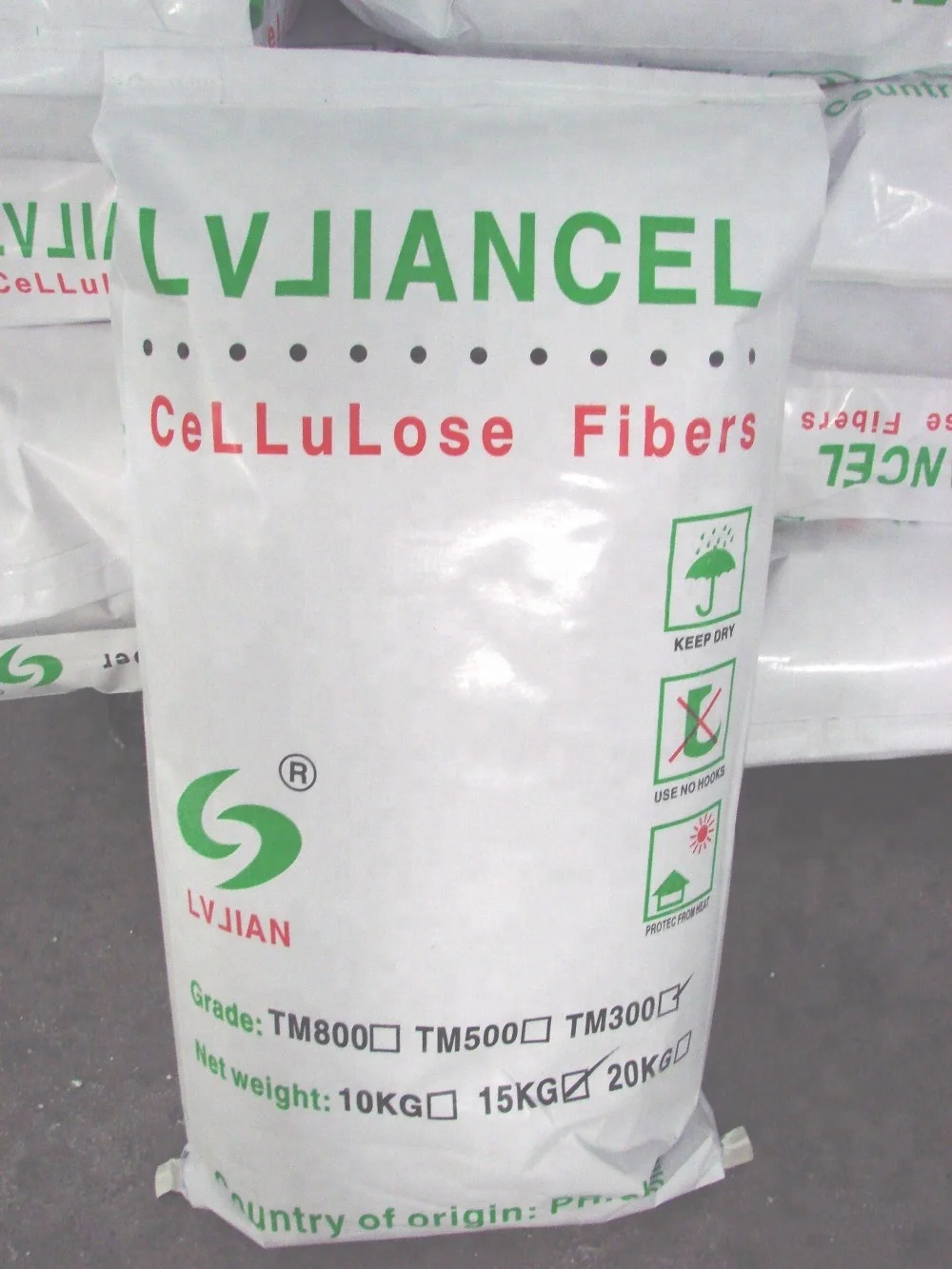 wood fiber, cellulose fiber, xylem fiber used for cement mortar