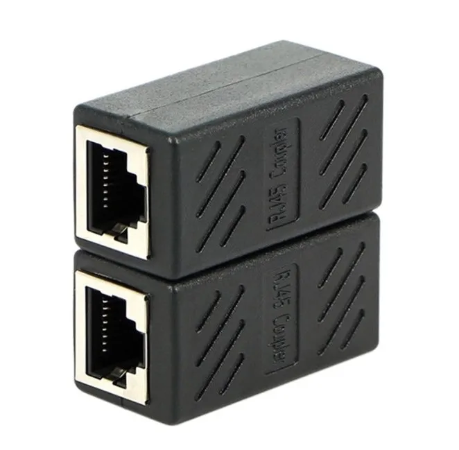 Wholesale RJ45 Female To Female CAT6 Network Ethernet LAN Connector Adapter