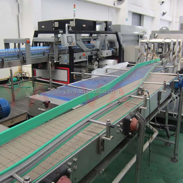 Bottles and Cans Filling Capping Conveyor Transport /Slat Conveyor System Production Line