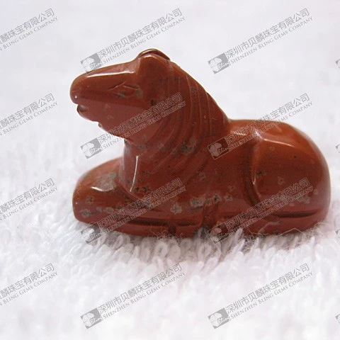 
Natural gem stone horse sculpture 