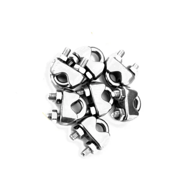 Made in Jiangsu manufacture ss316/A4 stainless steel cable clamps for 16mm wire rope