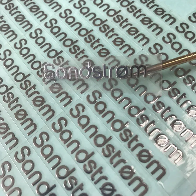 Nickel Automotive Sticker Car Badge Logos Letter 3D Moto Decal Decorative sticker